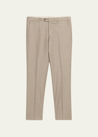 Giorgio Armani Men's Stone Wool Trousers