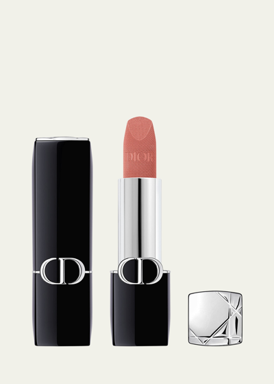 Dior Rouge Velvet Lipstick In 100 Nude Look - V