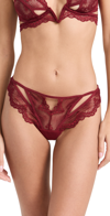 Thistle And Spire Kane Cutout Thong Ruby Xs In Ruby