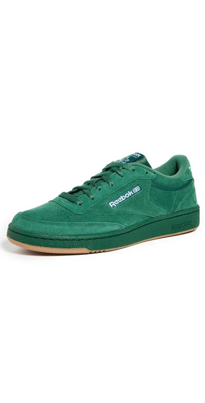 Reebok Club C 85 Always On Suede Sneakers Drkgrn/ftwwht