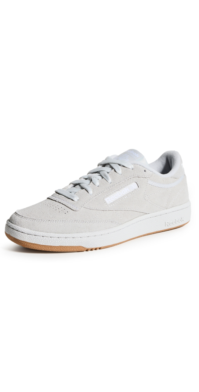Reebok Club C 85 Always On Suede Trainers Wht/ftwgry