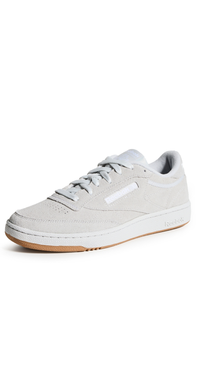 Reebok Low Men's Shoe Club C 85 Pure Gray 2/cloud White In Pure Grey 2/cloud White