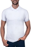 X-ray Xray Pipe Trim Knit Polo In White
