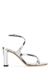 Jimmy Choo Women's Anise 95 High Heel Slide Sandals In Silver
