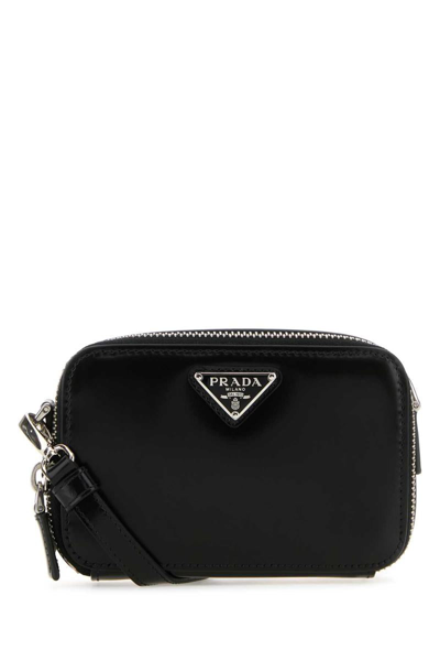 Prada Key Tag In Black