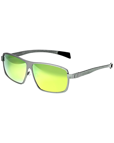 Breed Men's Finlay 63mm Sunglasses In Silver