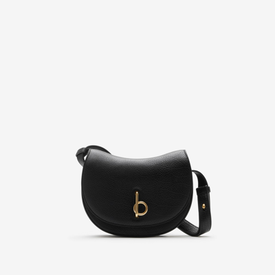 Burberry Mini Rocking Horse Bag In Black