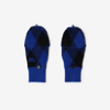 Burberry Argyle Check Wool Mittens In Knight/black