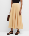 A.l.c . Tatum Pleated Skirt In Au Lait