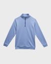PETER MILLAR BOY'S PERTH YOUTH SKULL IN ONE LONG-SLEEVE PERFORMANCE SHIRT