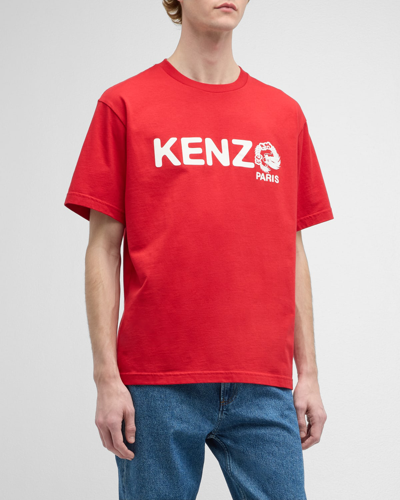 Kenzo 'year Of The Dragon' Oversize Genderless T-shirt Cherry Red