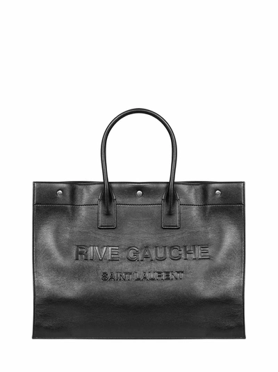 Saint Laurent Borsa A Mano Noe Rive Gauche  In Nero