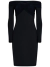Burberry Mini Dress In Nero