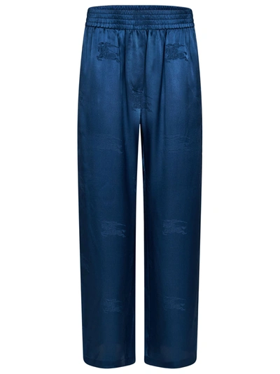 Burberry Pants In Blu