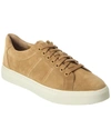 Vince Larsen Suede Oxford Sneakers In Brown