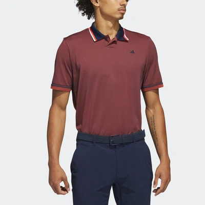 Adidas Originals Men's Adidas Ultimate365 Tour Primeknit Golf Polo Shirt In Red