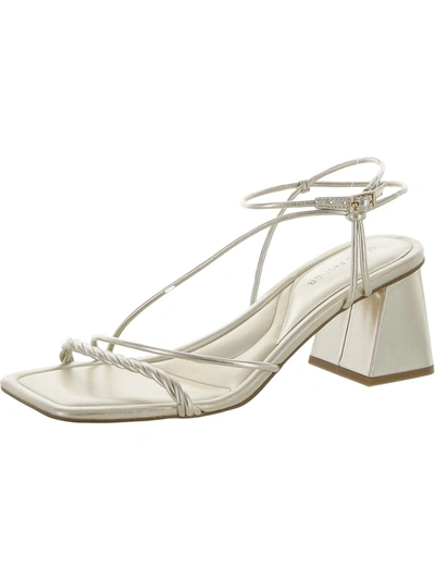 Marc Fisher Womens Dressy Open Toe Strappy Sandals In White