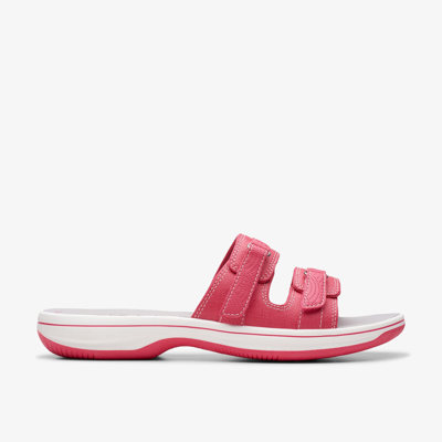 Clarks Women's Cloudsteppers Breeze Piper Comfort Slide Sandals In Pink