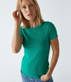 Michael Stars Lexy Tee In Oxide