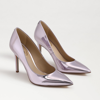 Sam Edelman Hazel Pointed Toe Pump Platinum Multi In Purple