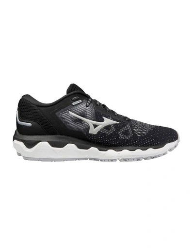 Mizuno Wave Horizon 5 Womens Fitness Running Athletic And Training Shoes In Black
