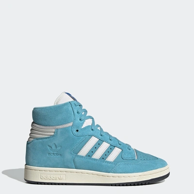 Adidas Originals Centennial High-top Sneakers In Preloved Blue/crystal White/chalk White