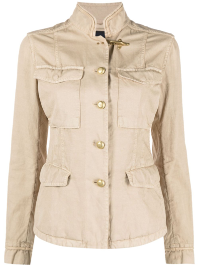 Fay Sahariana Military-jacke In Brown