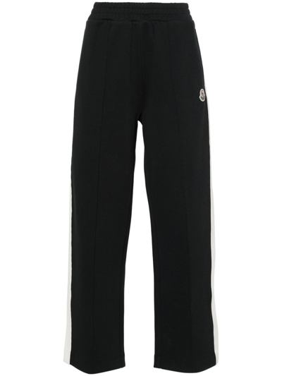 Moncler Piquet Sweatpants In Blue