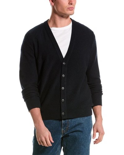 Vince Cashmere Cardigan In Blue