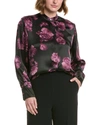 VINCE BEGONIA SILK BLOUSE