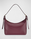 Gigi New York Women's Blake Leather Shoulder Bag In Bordeaux