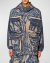 DIESEL MEN'S J-CADMUS OVERSIZED TWILL JACKET