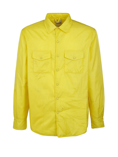Aspesi Mod13 Shirt Plus Clothing In Yellow & Orange