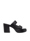 Marsèll Stylish Leather Mini Sandals For Women In Black