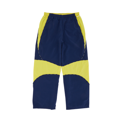 Pre-owned Supreme Logo Piping Track Pant 'navy' In Blue