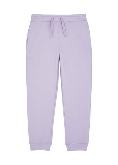 Stella Mccartney Kids Logo-print Cotton Sweatpants In Purple