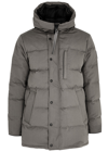 Canada Goose Carson Cotton Blend Down Parka In Dark Grey