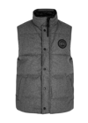 CANADA GOOSE GARSON QUILTED WOOL-BLEND GILET