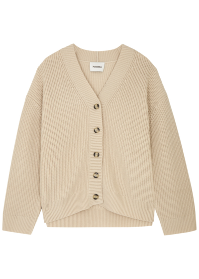 Nanushka Laran Wool-blend Cardigan In Cream