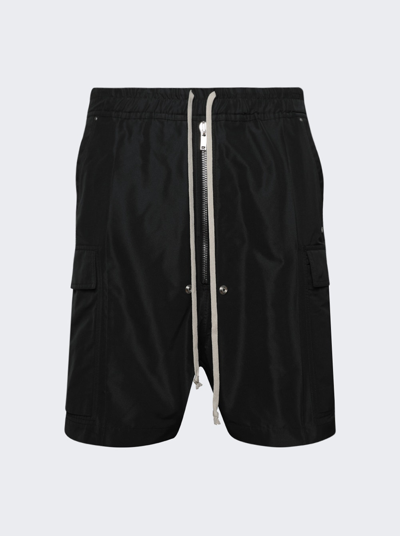 Rick Owens Cargobela Shorts In Black