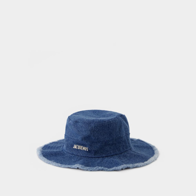 Jacquemus Le Bob Artichaut Bucket Hat -  - Cotton - Blue Denim