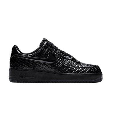 Pre-owned Nike Wmns Air Force 1 '07 Prm 'black Metallic Silver'