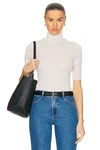 SPRWMN SHORT SLEEVE TURTLENECK TOP