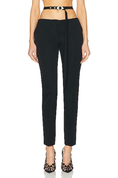 Attico Gabardina Long Pant In Black