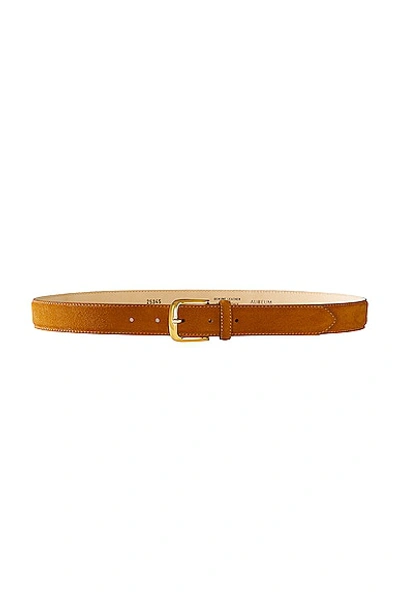 AUREUM CAMEL SUEDE BELT