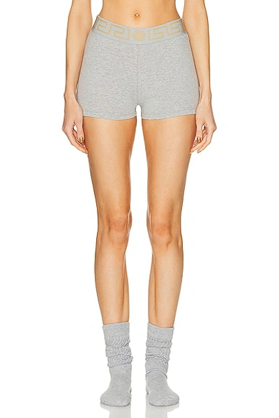 Versace Topeka Jersey Bottom In Grey Melange