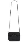 Acne Studios Musubi Wallet Crossbody Bag In Black