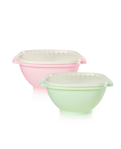 Tupperware Heritage 2 Pack 11.75 Cup Vintage Bowl Set In Multi