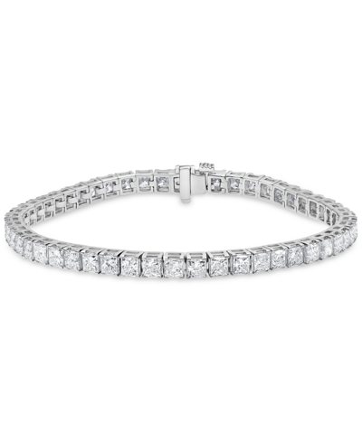 Macy's Diamond Princess Tennis Bracelet (10 Ct. T.w.) In 14k White Gold