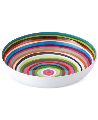 French Bull Ring Melamine Serving Bowl In Multi